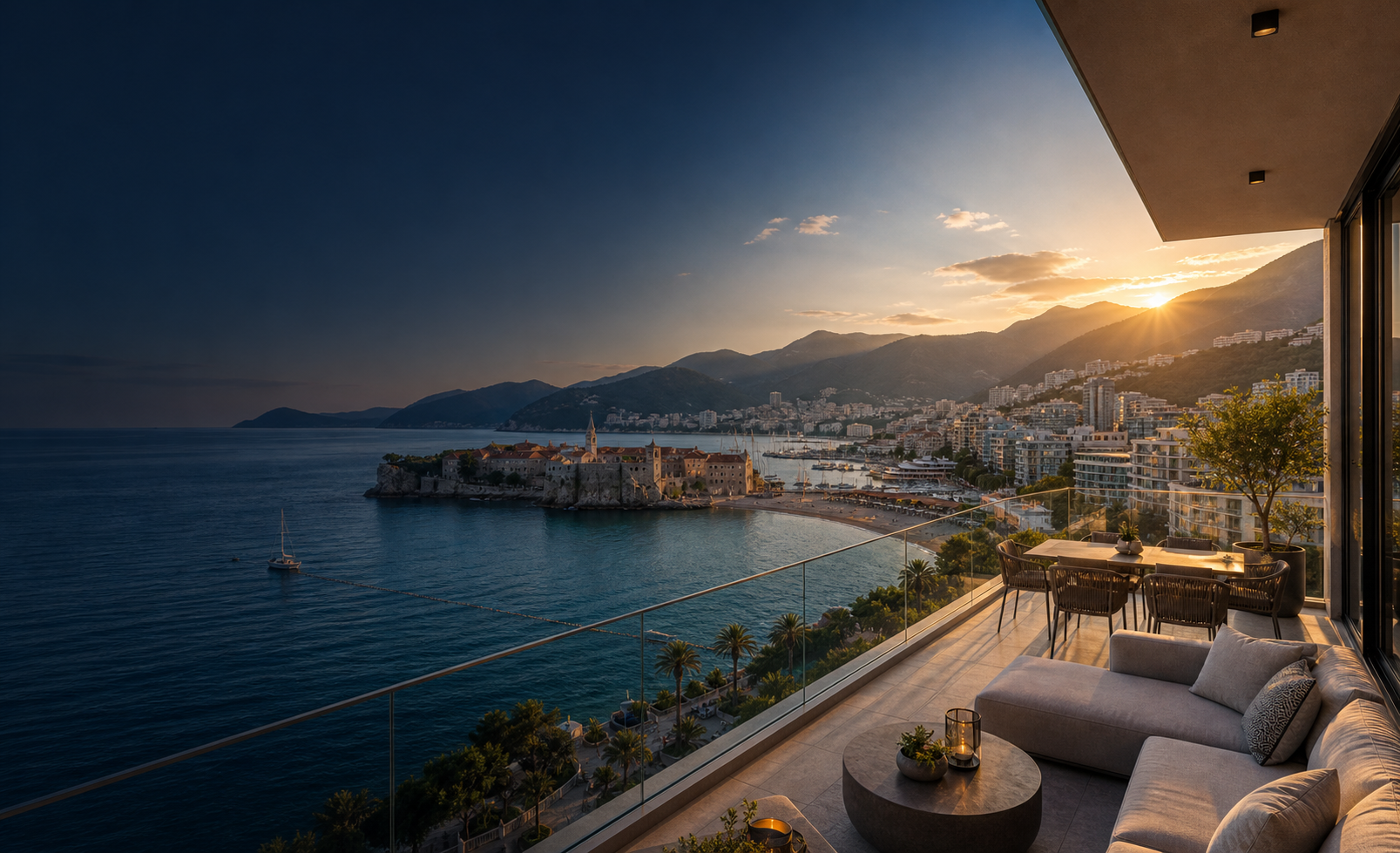 Budva Riviera coastline